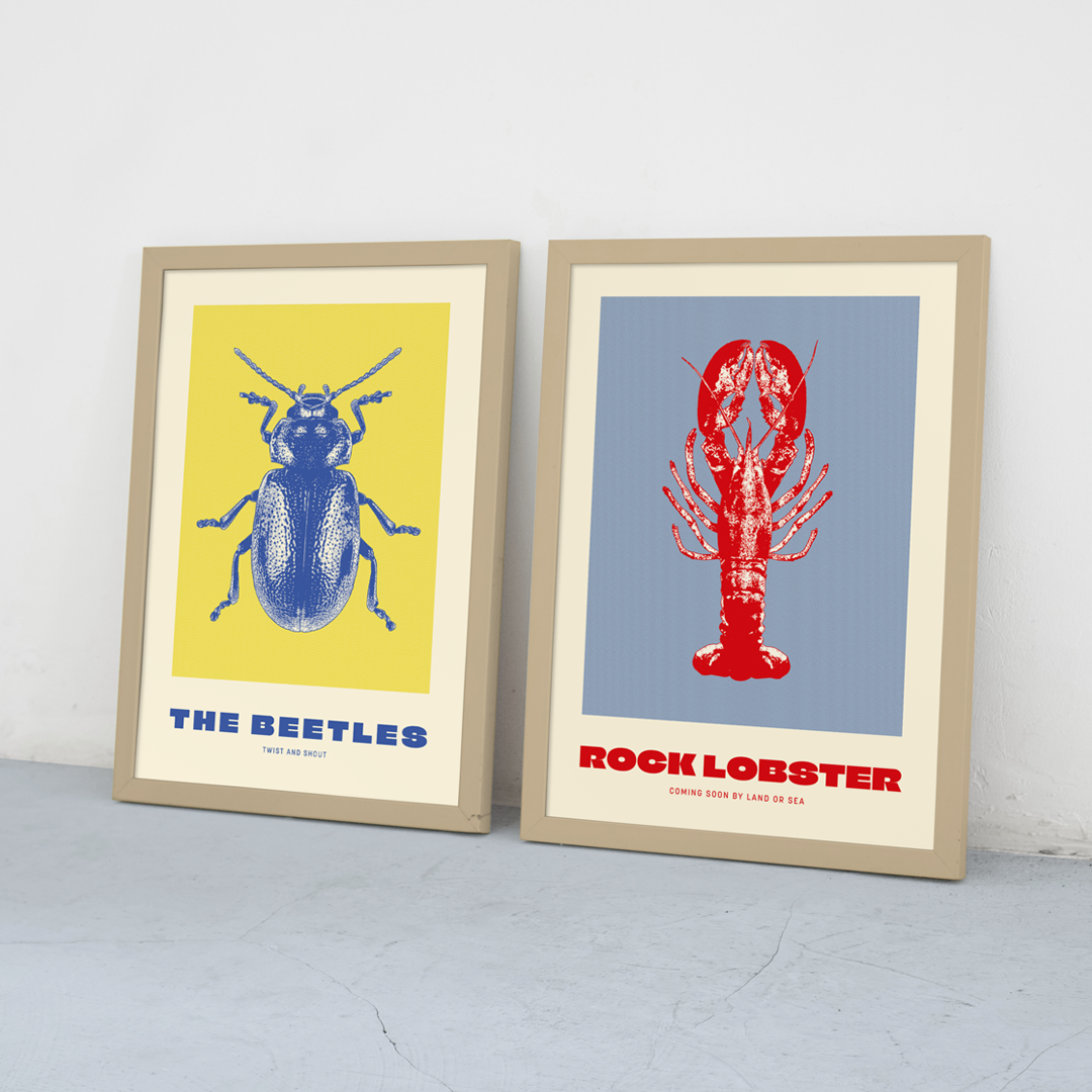 Póster Rock Lobster – Lámina Marítima de Cocina