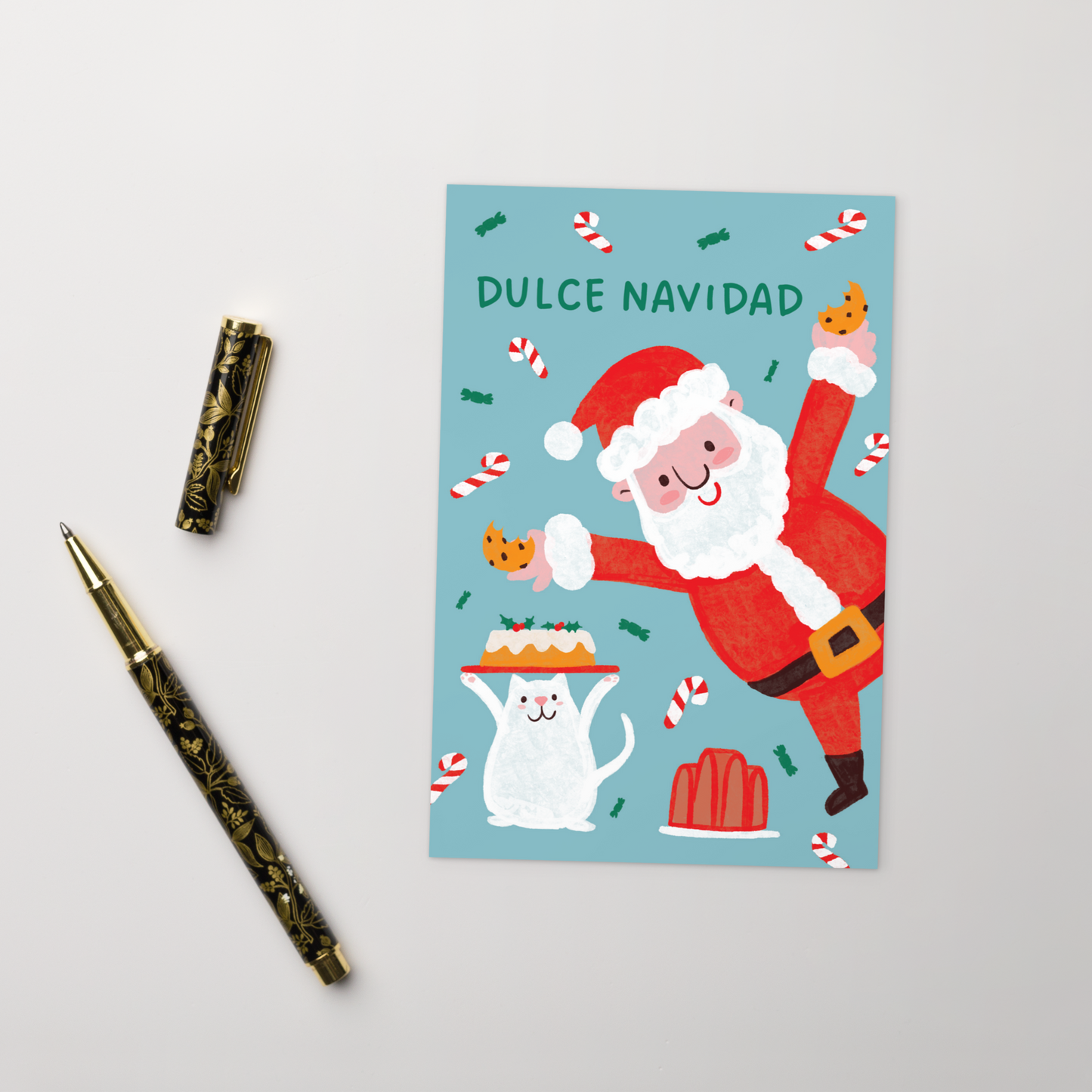 Postal Navidad Papa Noel