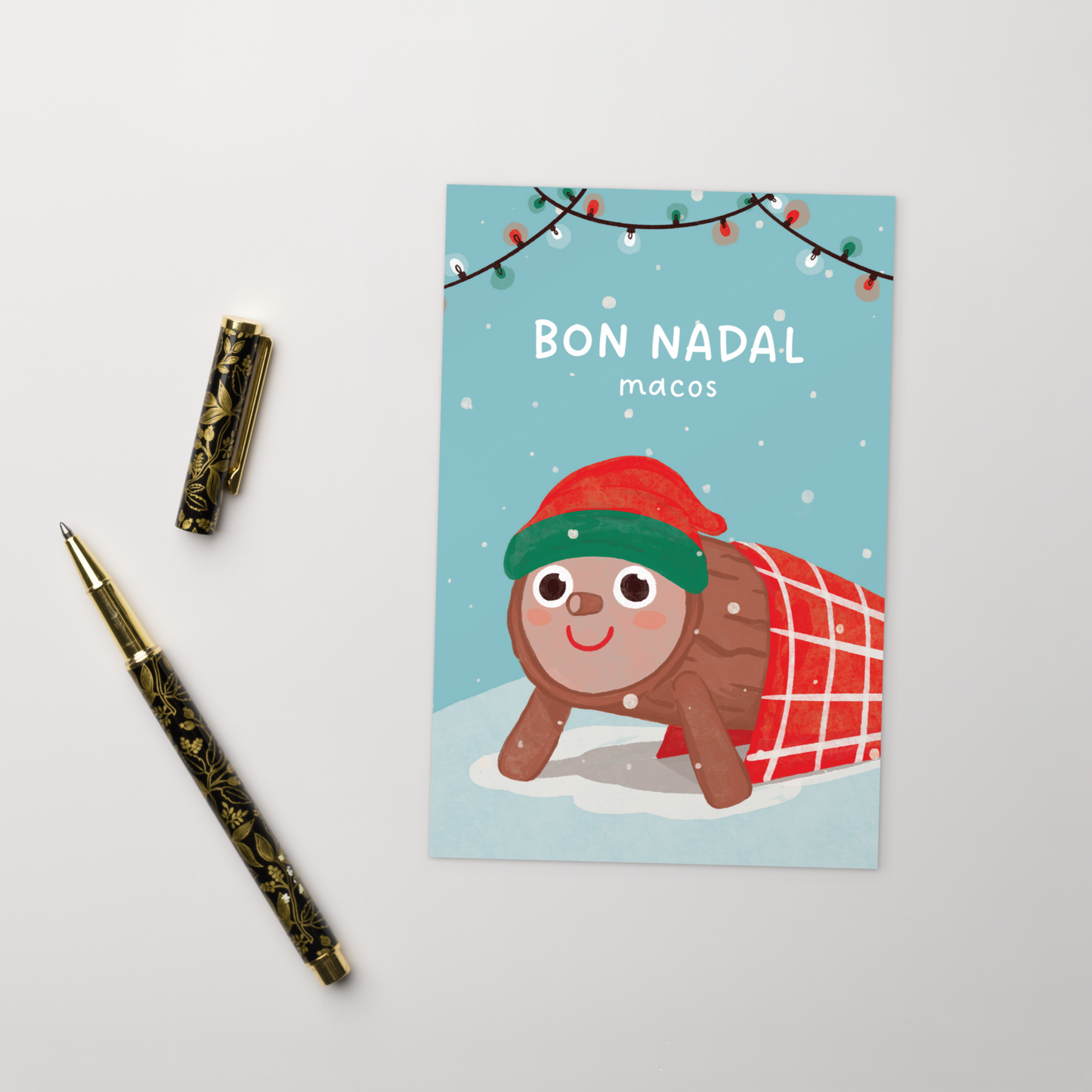 Postal Navidad Tió de Nadal