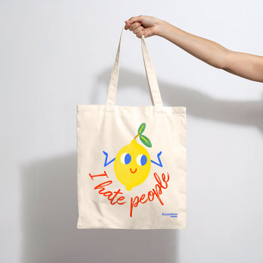 Totebag Limón Odia personas