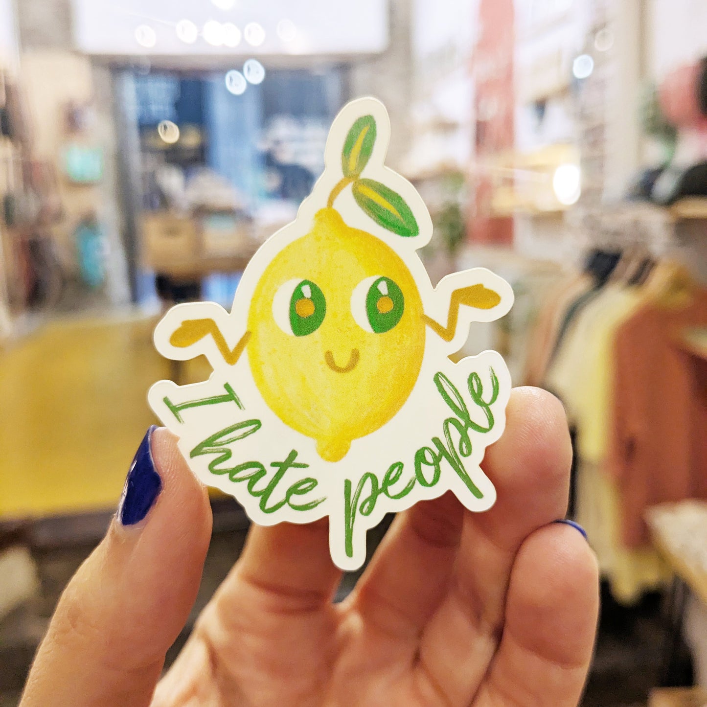 Pegatina Limón Anti-Gente