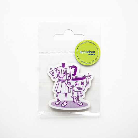 Pegatina Café y Taza