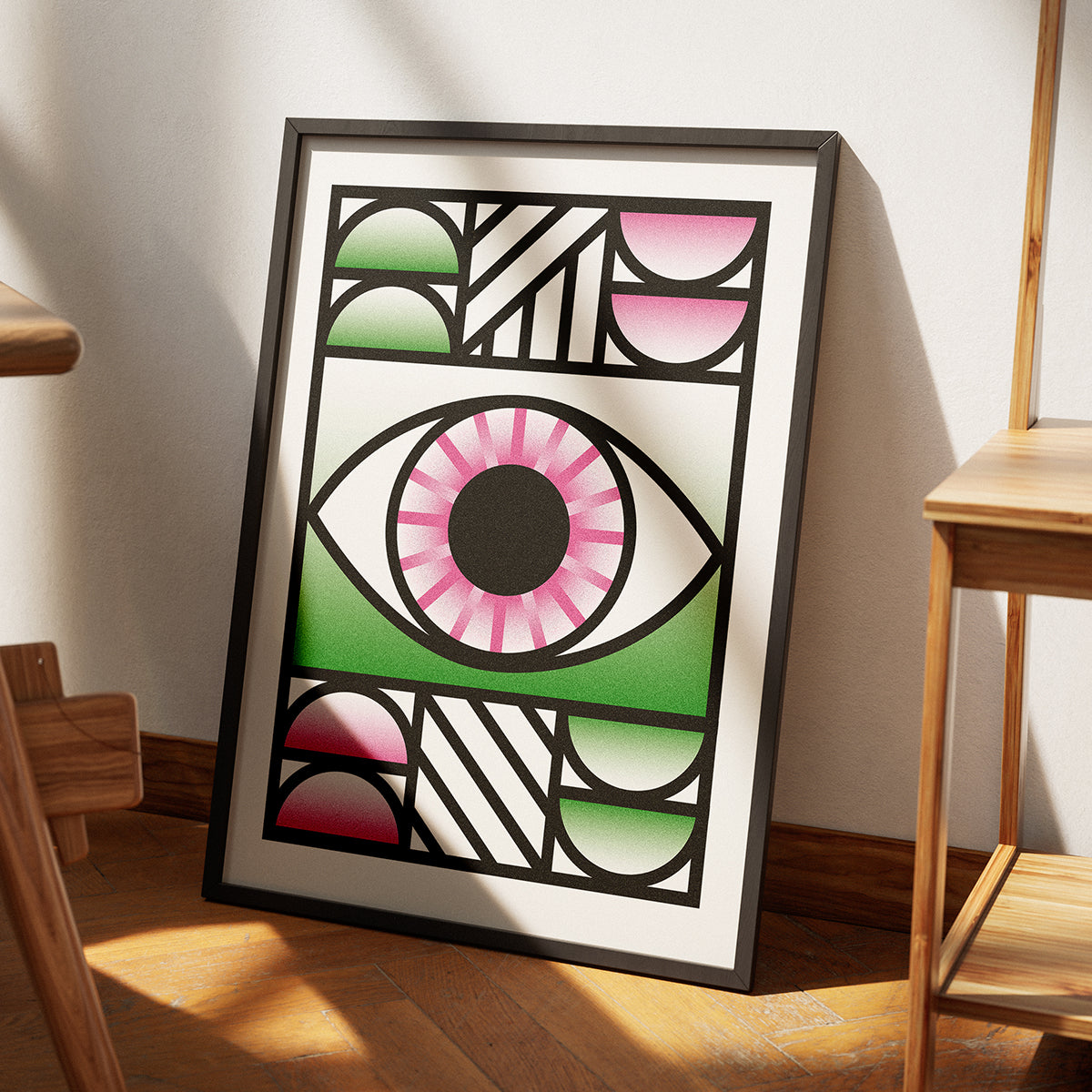 Geometric Eye Poster