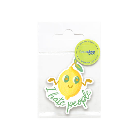 Anti-People Lemon Sticker