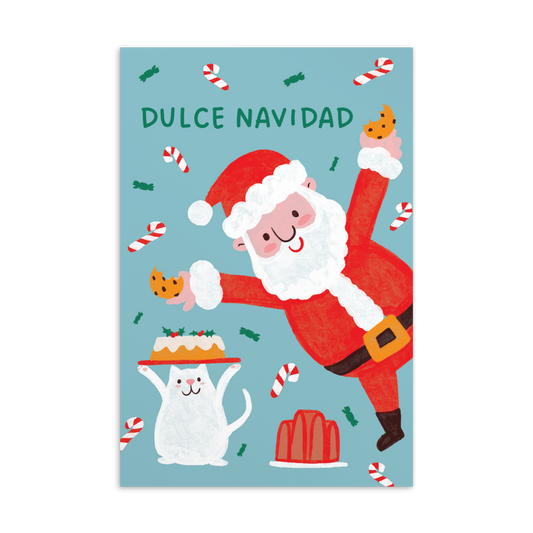 Postal Navidad Papa Noel