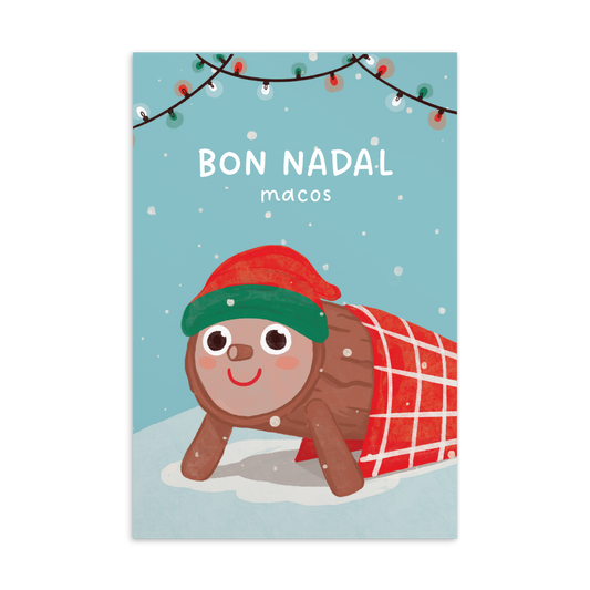 Postal Navidad Tió de Nadal