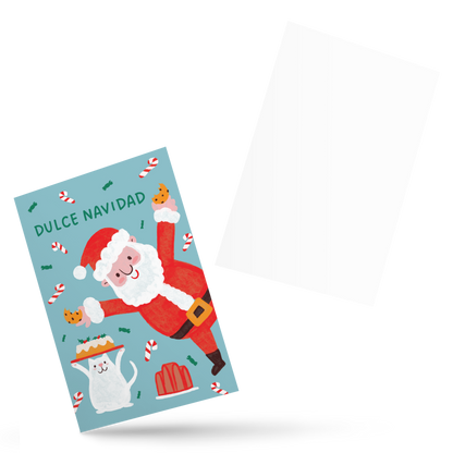 Postal Navidad Papa Noel