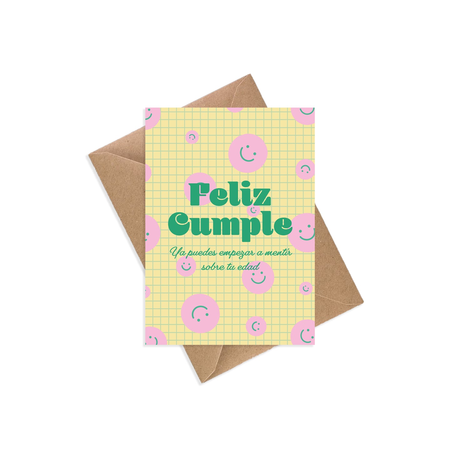 Tarjeta Smiley Cumpleaños