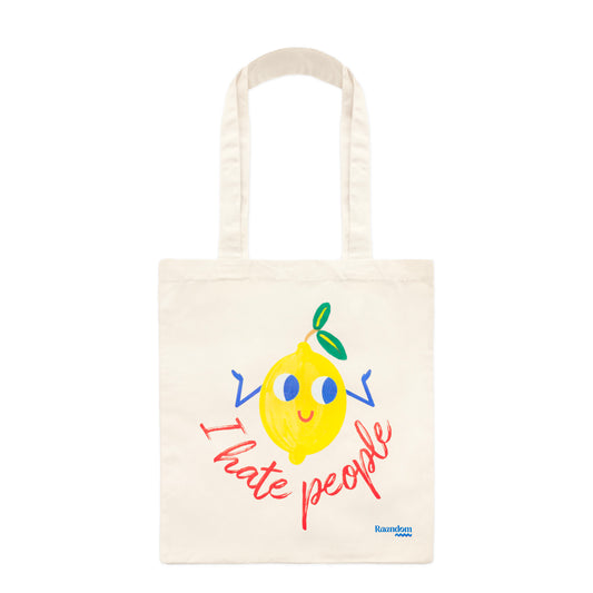 Totebag Limón Odia personas