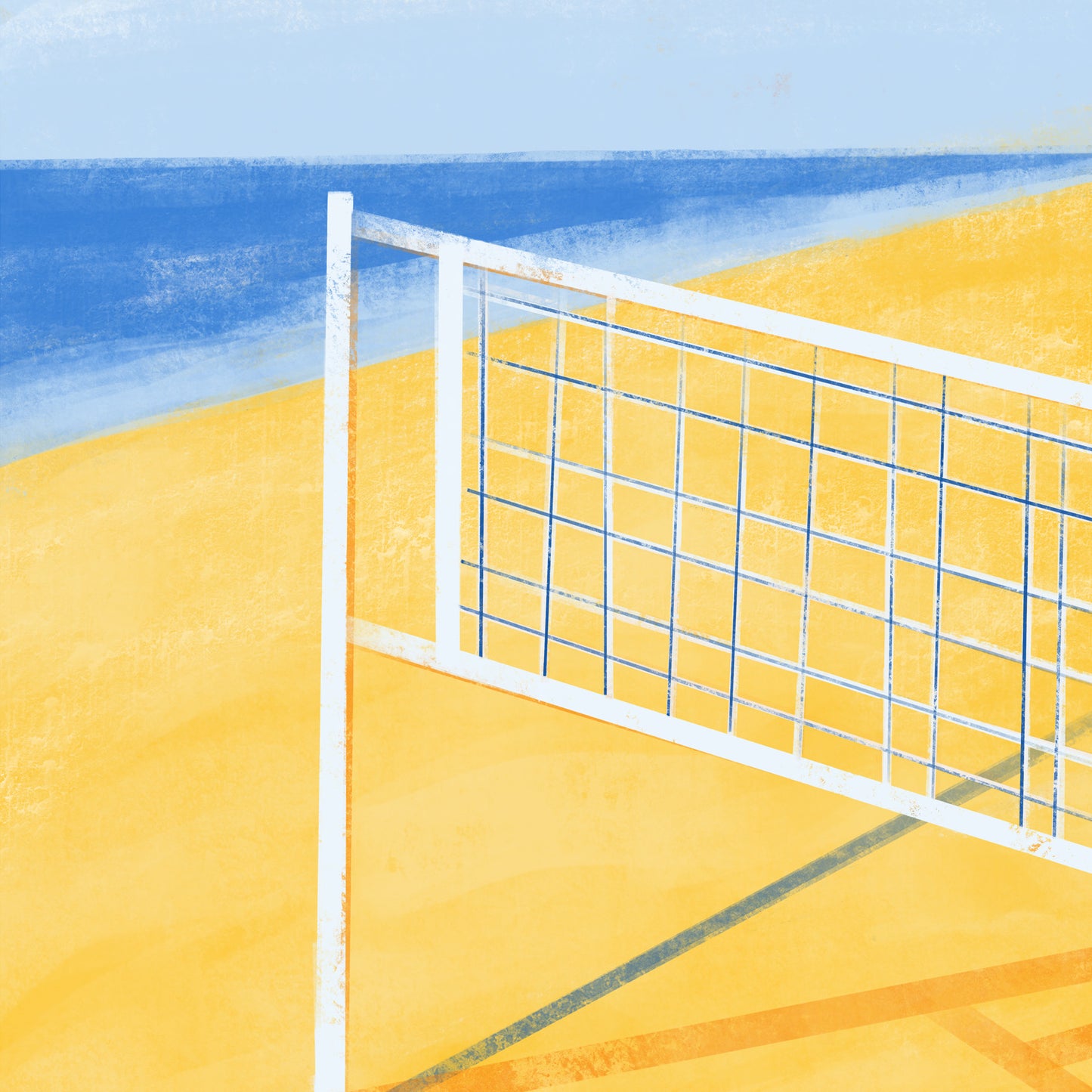 Beach Volleyball Poster